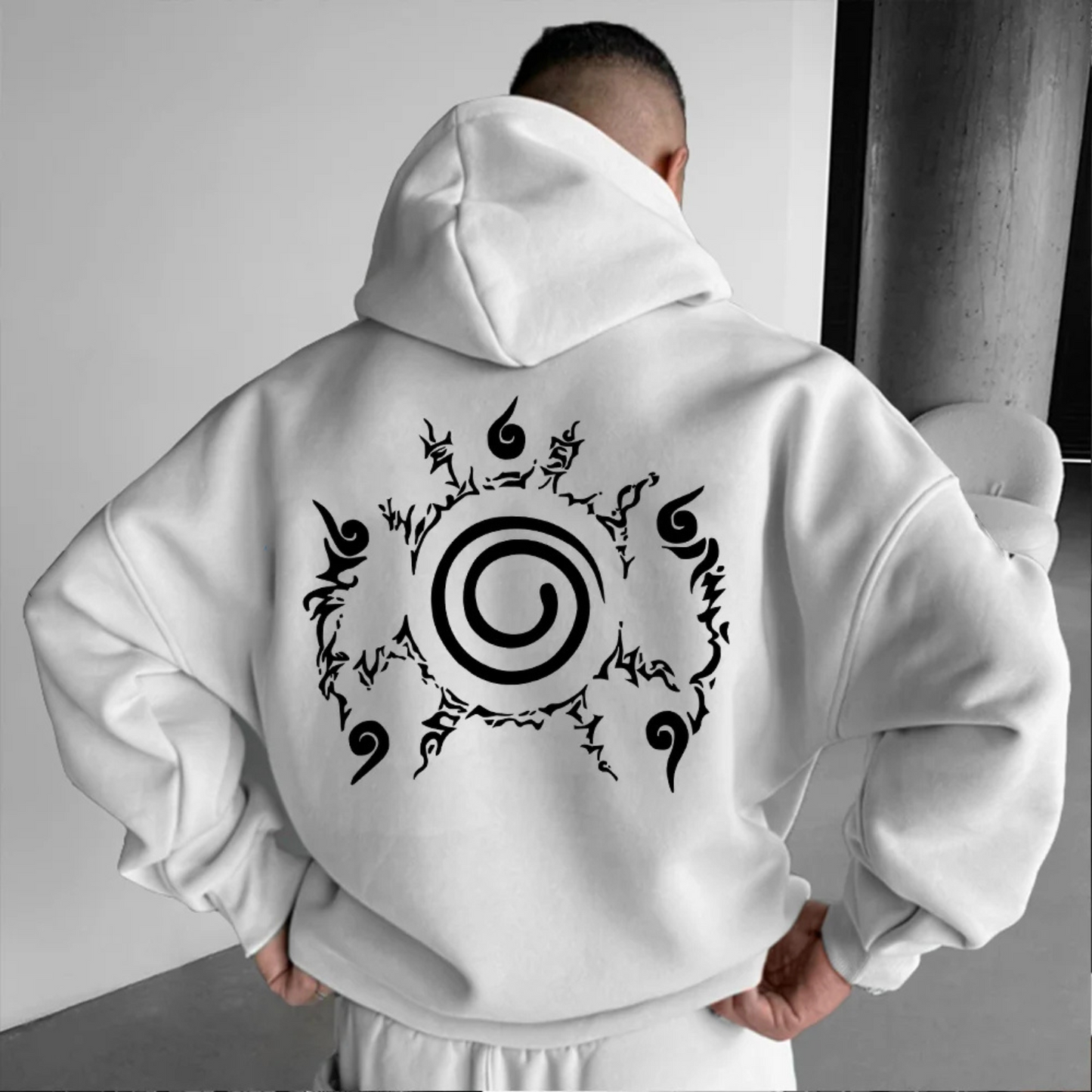 Buzo Con Capucha Naruto Simbolo