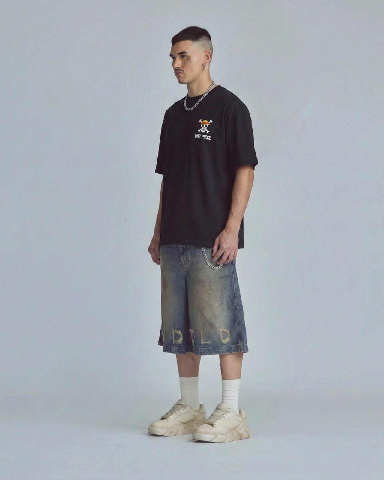 Camiseta One Piece Monkey D Blanco