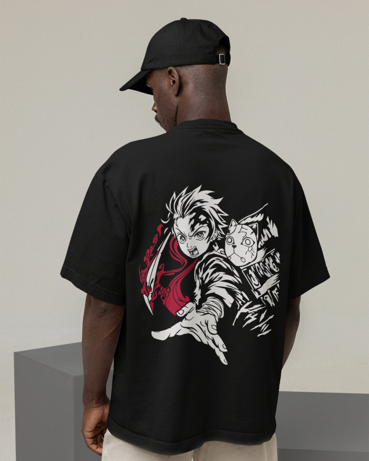 Camiseta OverSize Demon Slayer Tanjiro Espada