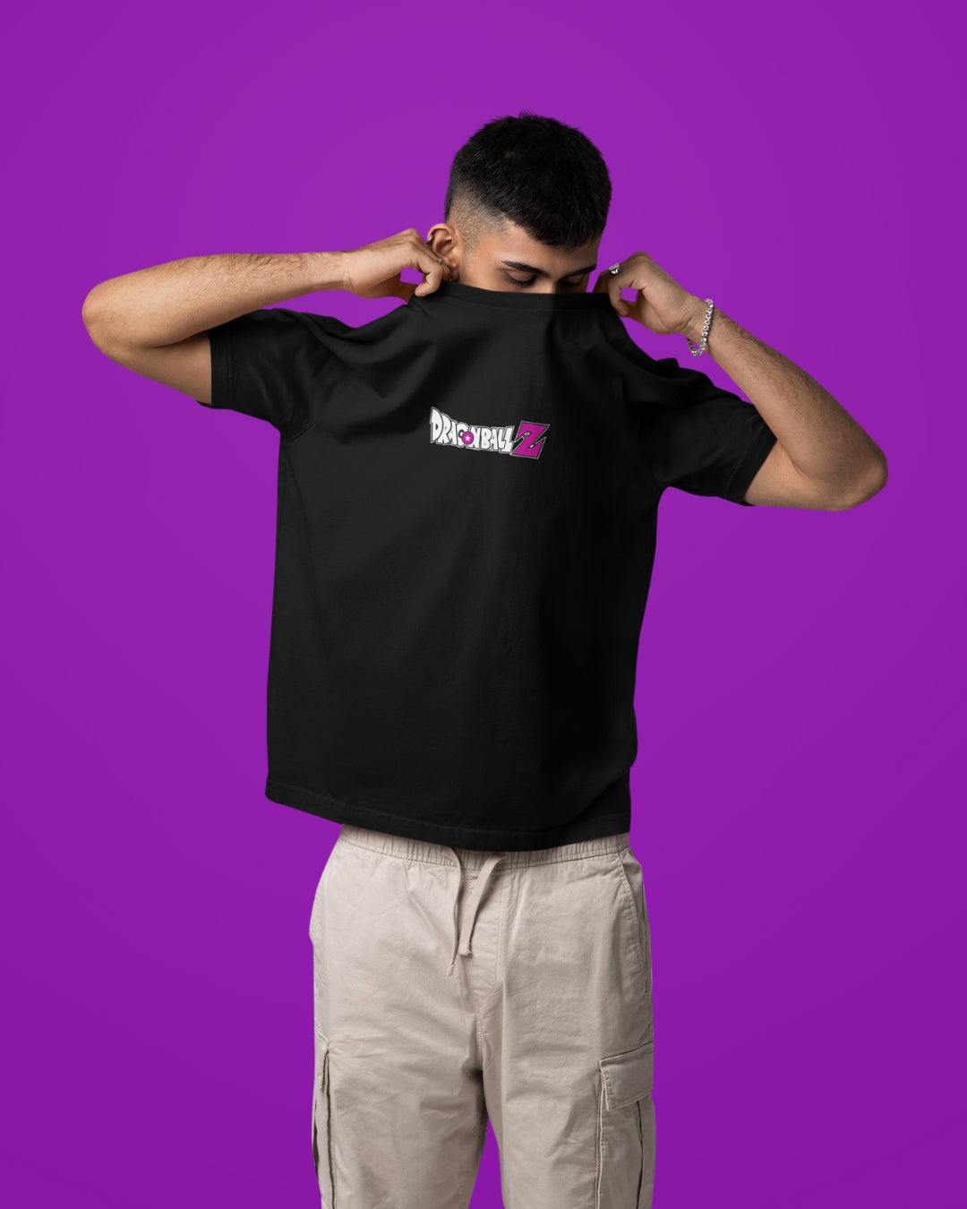 Camiseta OverSize Frezzer DBZ Morado