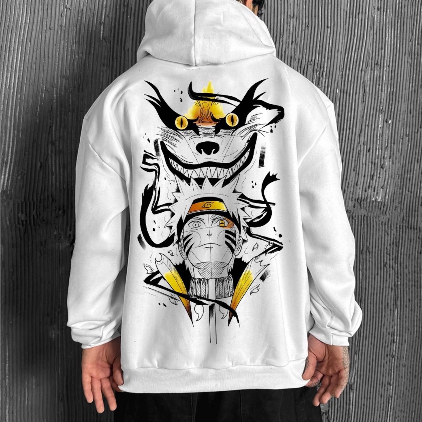Buzo Con Capucha Naruto Rostro