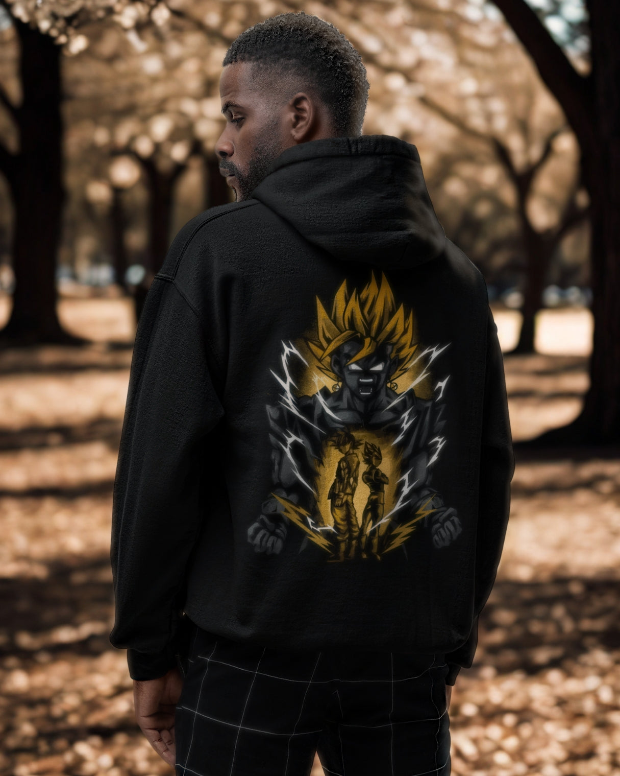 Buzo Con Capucha Negro Vegetto