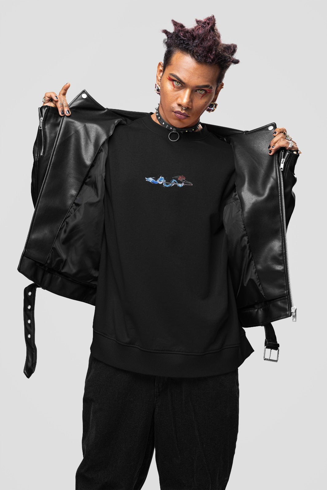Camiseta OverSize Demon Slayer Kamado Azul