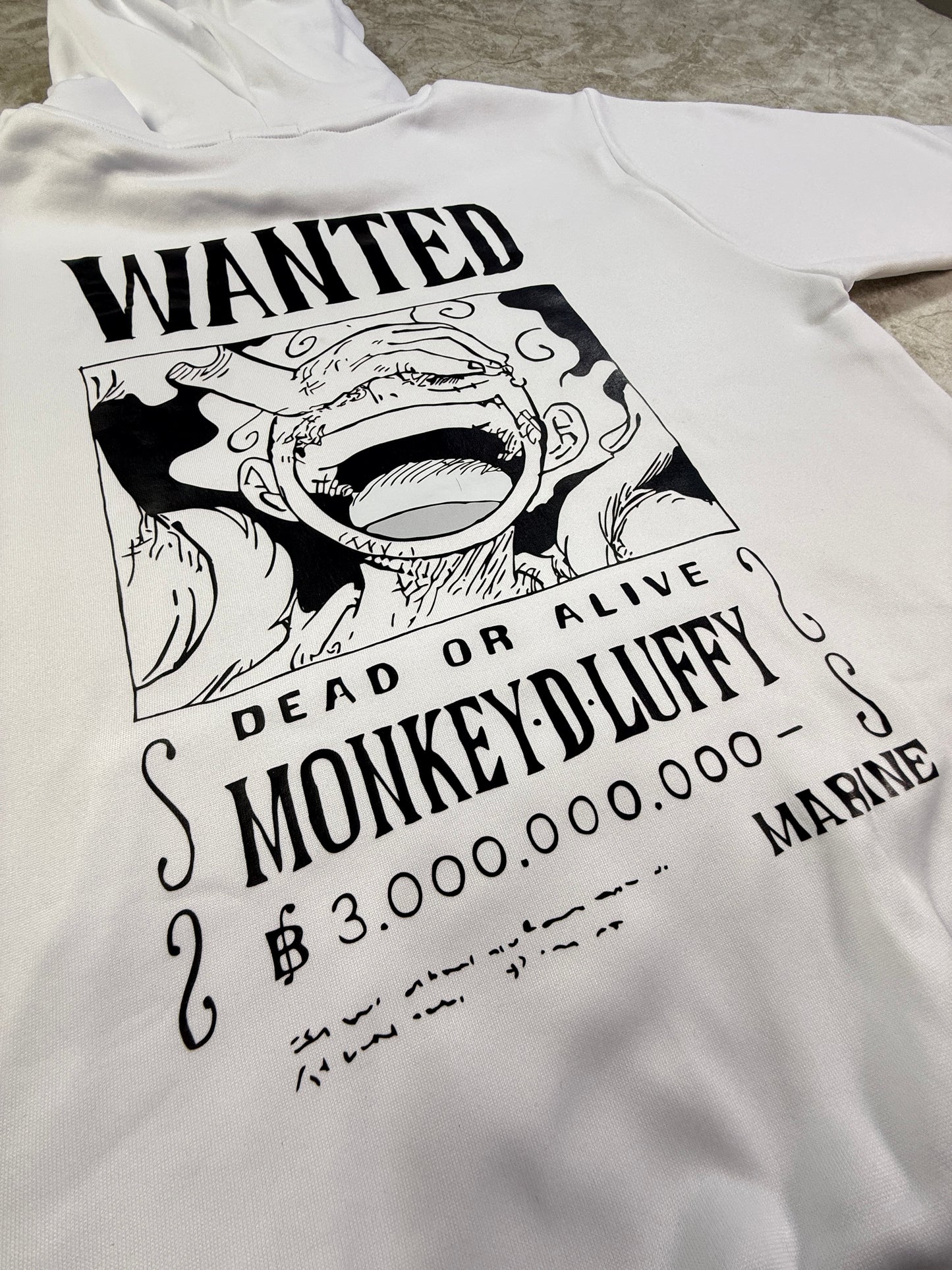 Buzo Con Capucha One Piece Wanted