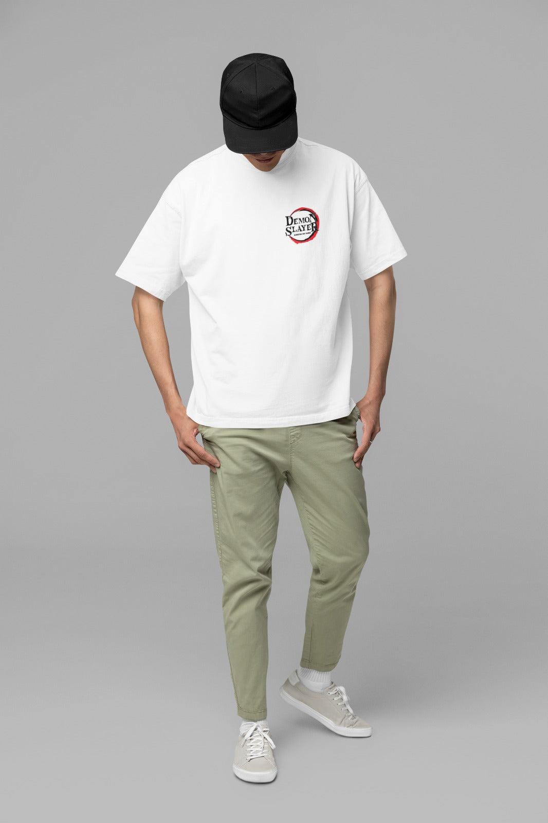 Camiseta OverSize Demon Slayer Canva
