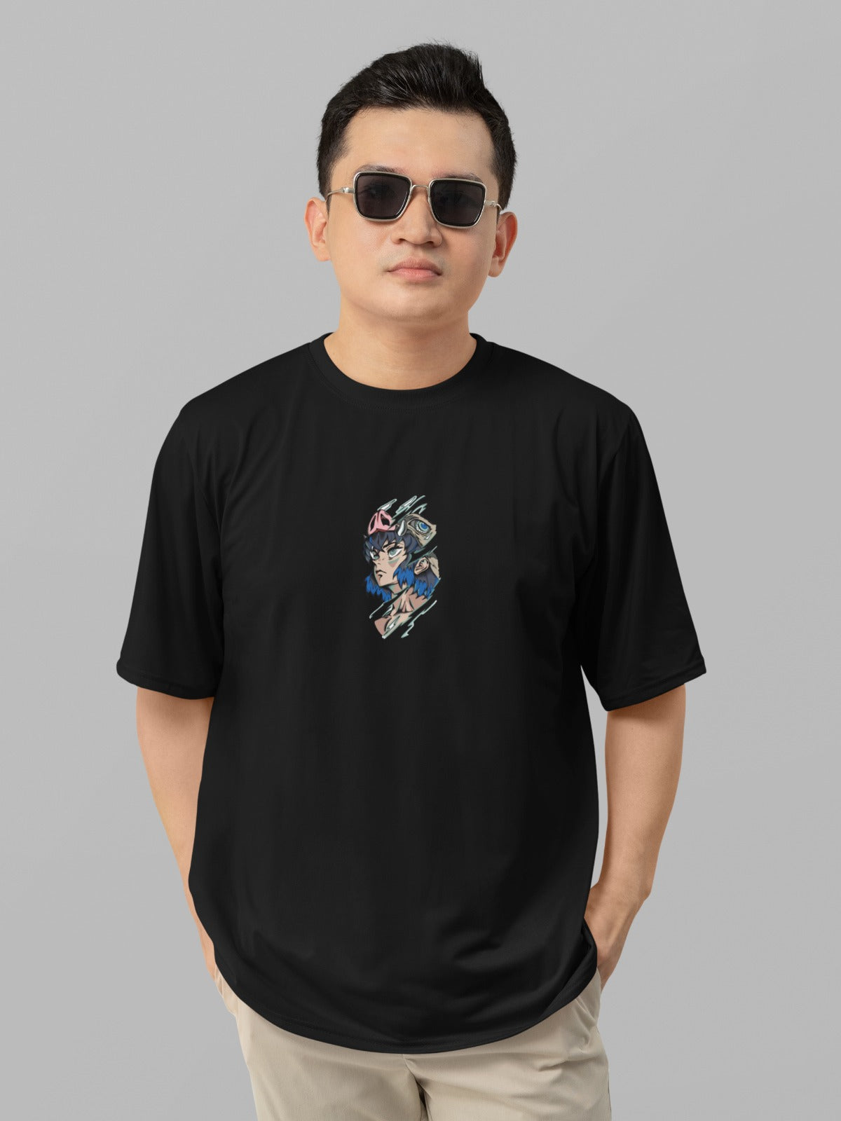 Camiseta OverSize Demon Slayer Inosuke Espadas