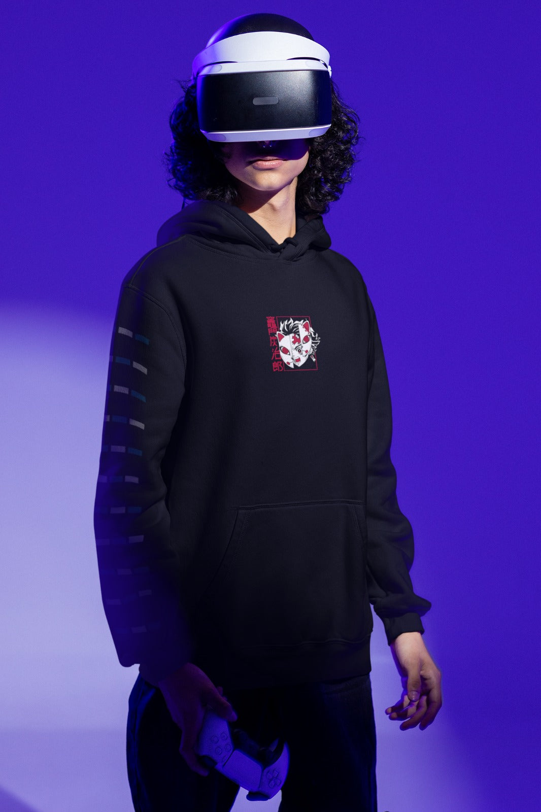 Buzo Con Capucha Hombre Demon Slayer Tanjiro Espada