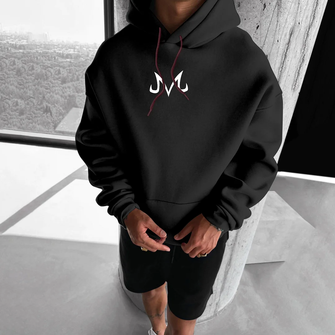 Buzo Con Capucha DBZ Pequeño Buu Negro