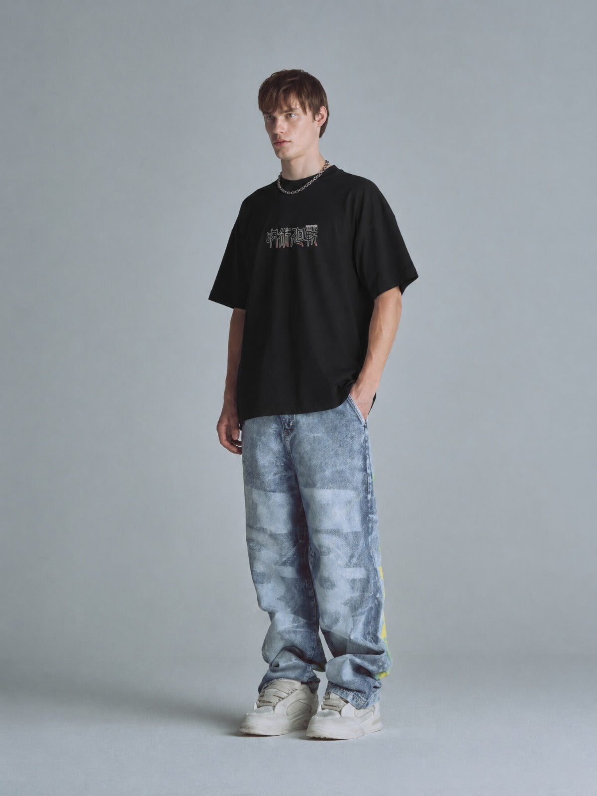 Camiseta OverSize Jujutsu Kaisen Satoru Gojo Dos Caras