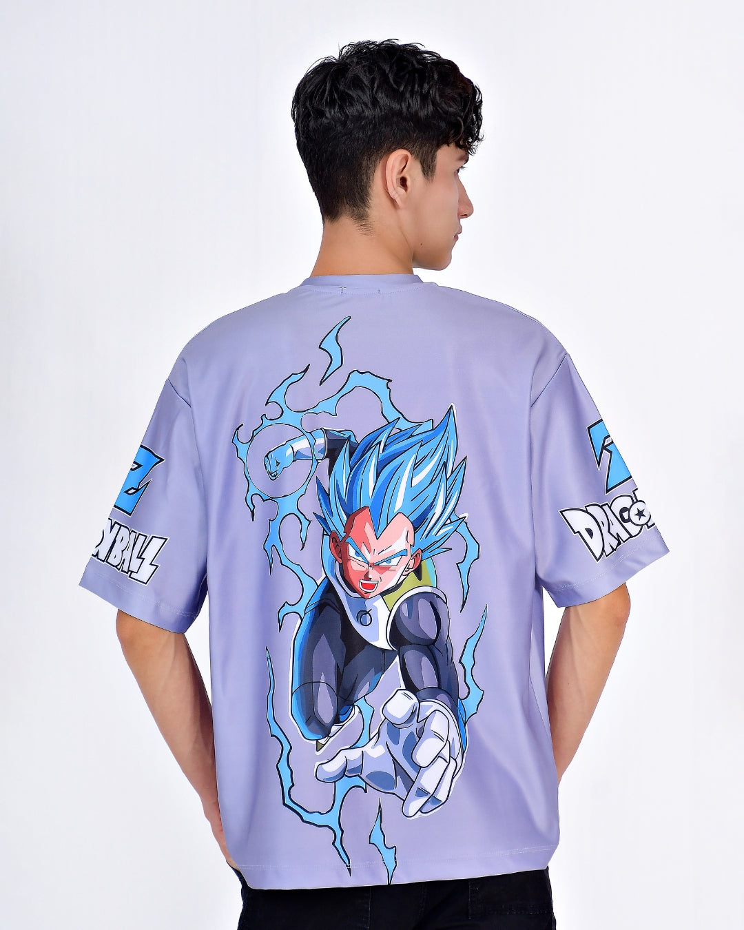 Camiseta OverSize DBZ Vegeta Nilvel Dios