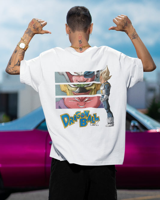 Camiseta OverSize DBZ Canva