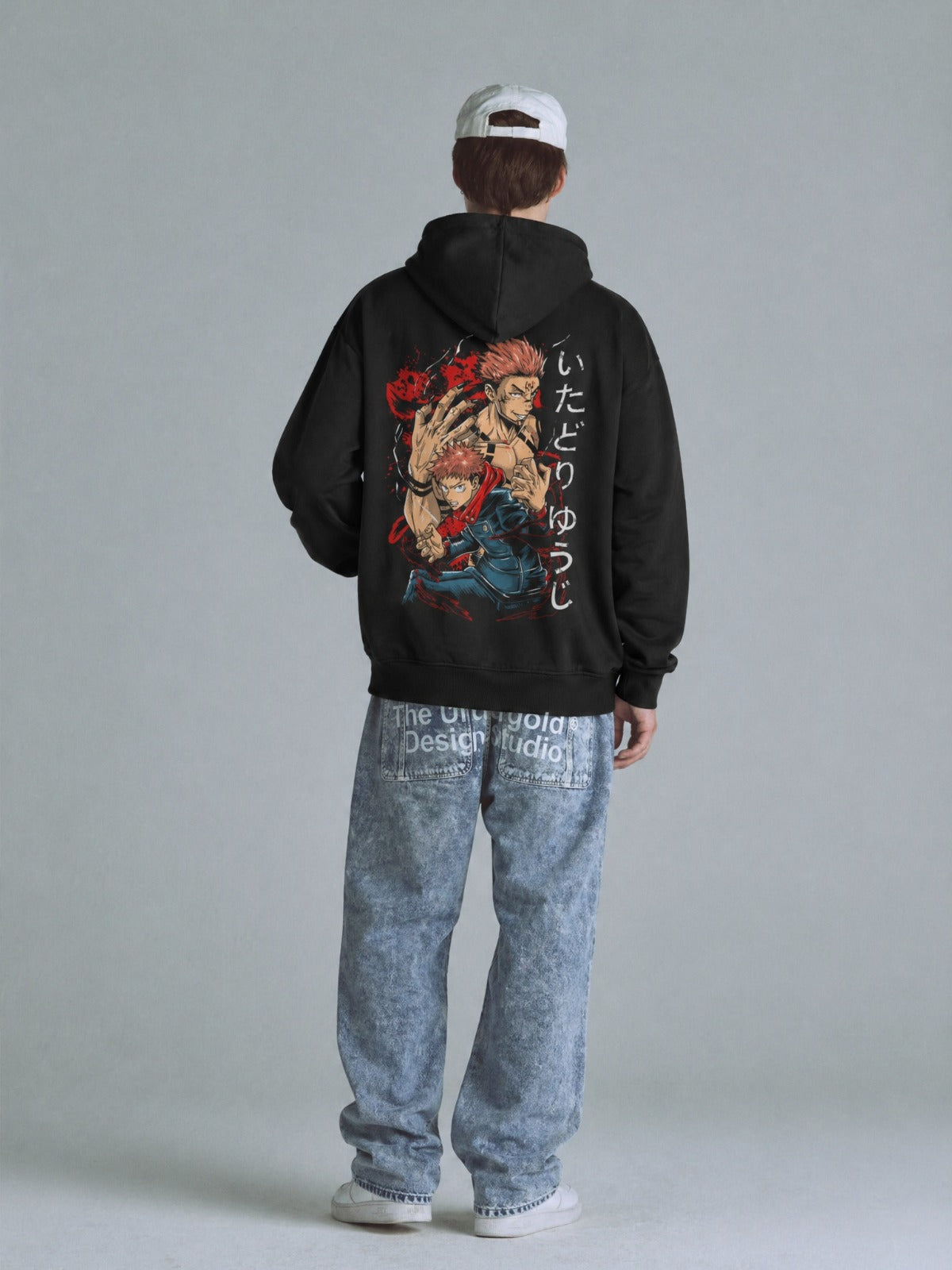 Buzo Con Capucha Jujutsu Kaisen Yuji Doble