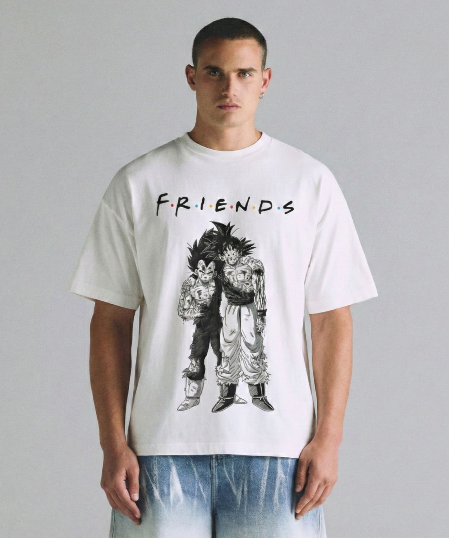 Camiseta Goku y Vegeta Friends
