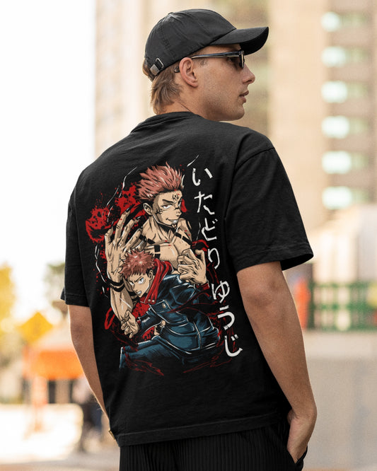 Camiseta OverSize Jujutsu Kaisen Yuji Doble