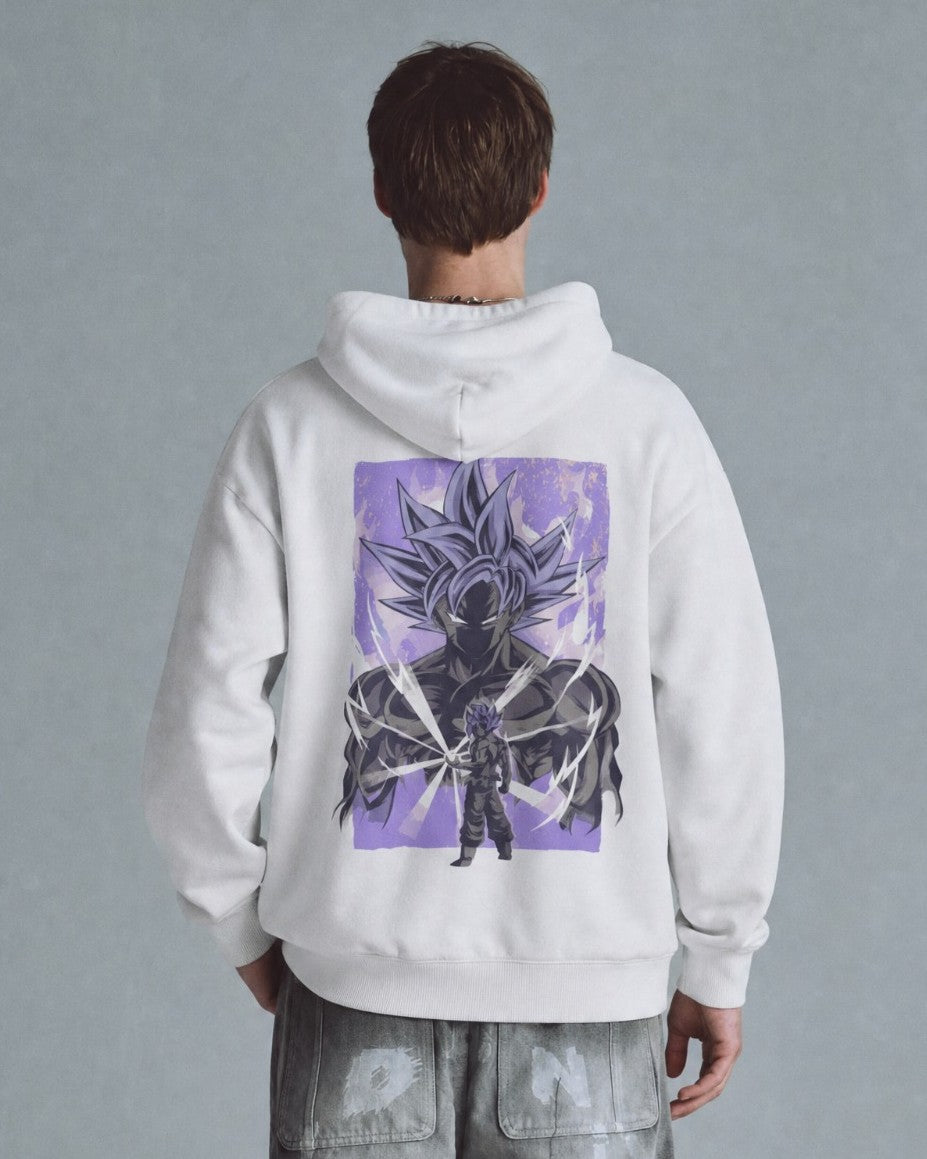 Buzo Hombre Goku Purple God Mode