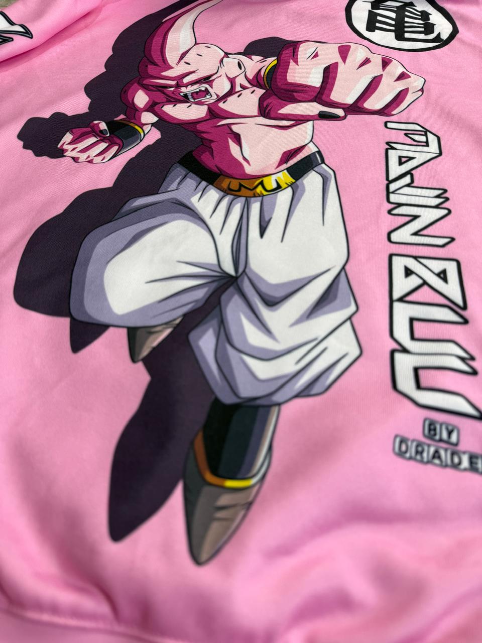 Buzo Con Capucha DBZ Pequeño Buu Puño