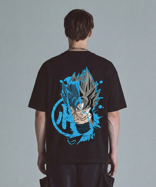 Camiseta Goku Rostro Blue