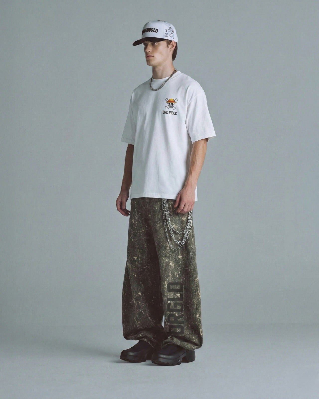 Camiseta One Piece Monkey D Blanco