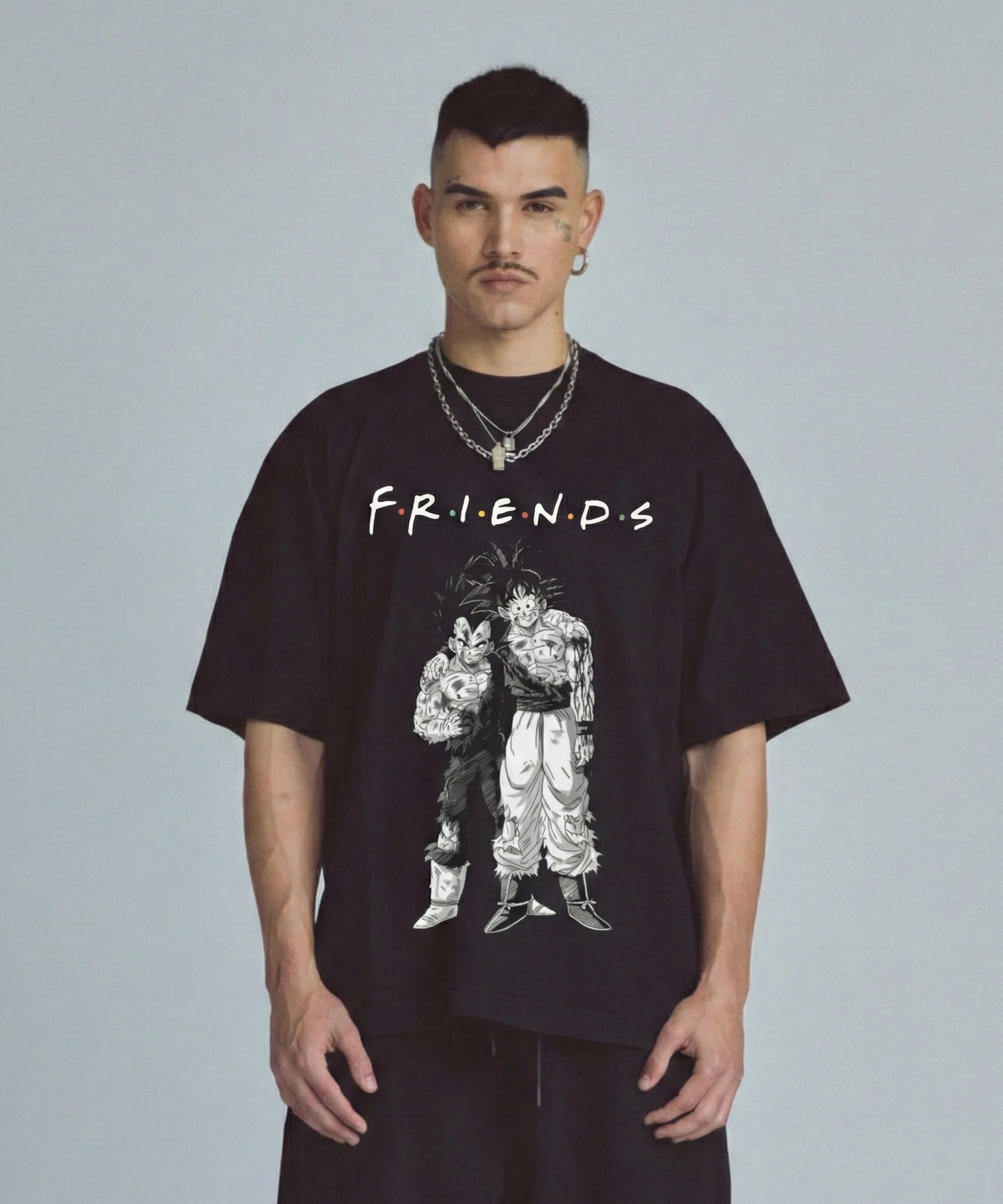 Camiseta Goku y Vegeta Friends