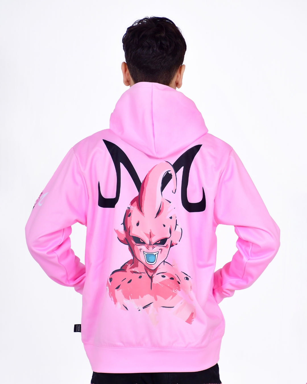 Buzo Con Capucha DBZ Pequeño Buu Rostro