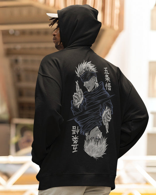 Buzo Con Capucha Jujutsu Kaisen Satoru Gojo Dos Caras