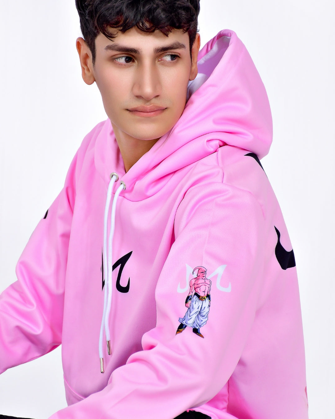 Buzo Con Capucha DBZ Pequeño Buu Rostro