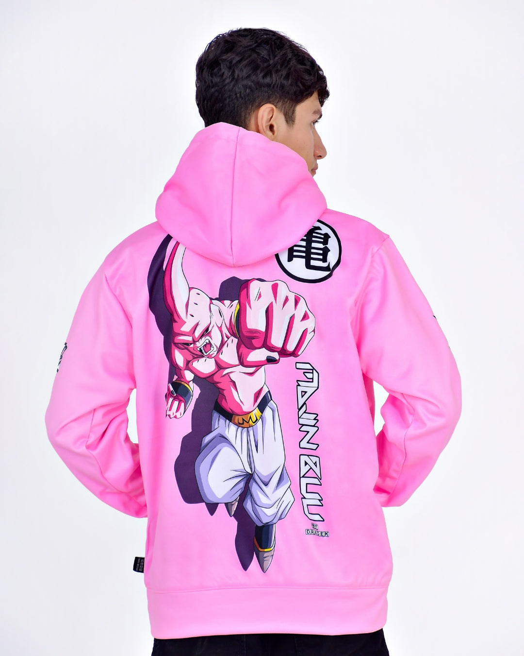 Buzo Con Capucha DBZ Pequeño Buu Puño