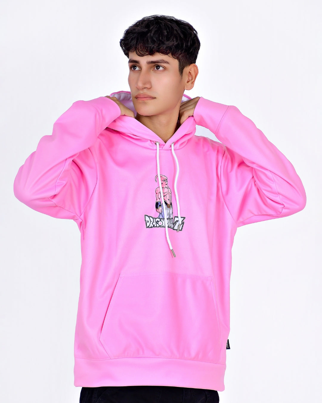 Buzo Con Capucha DBZ Pequeño Buu Puño