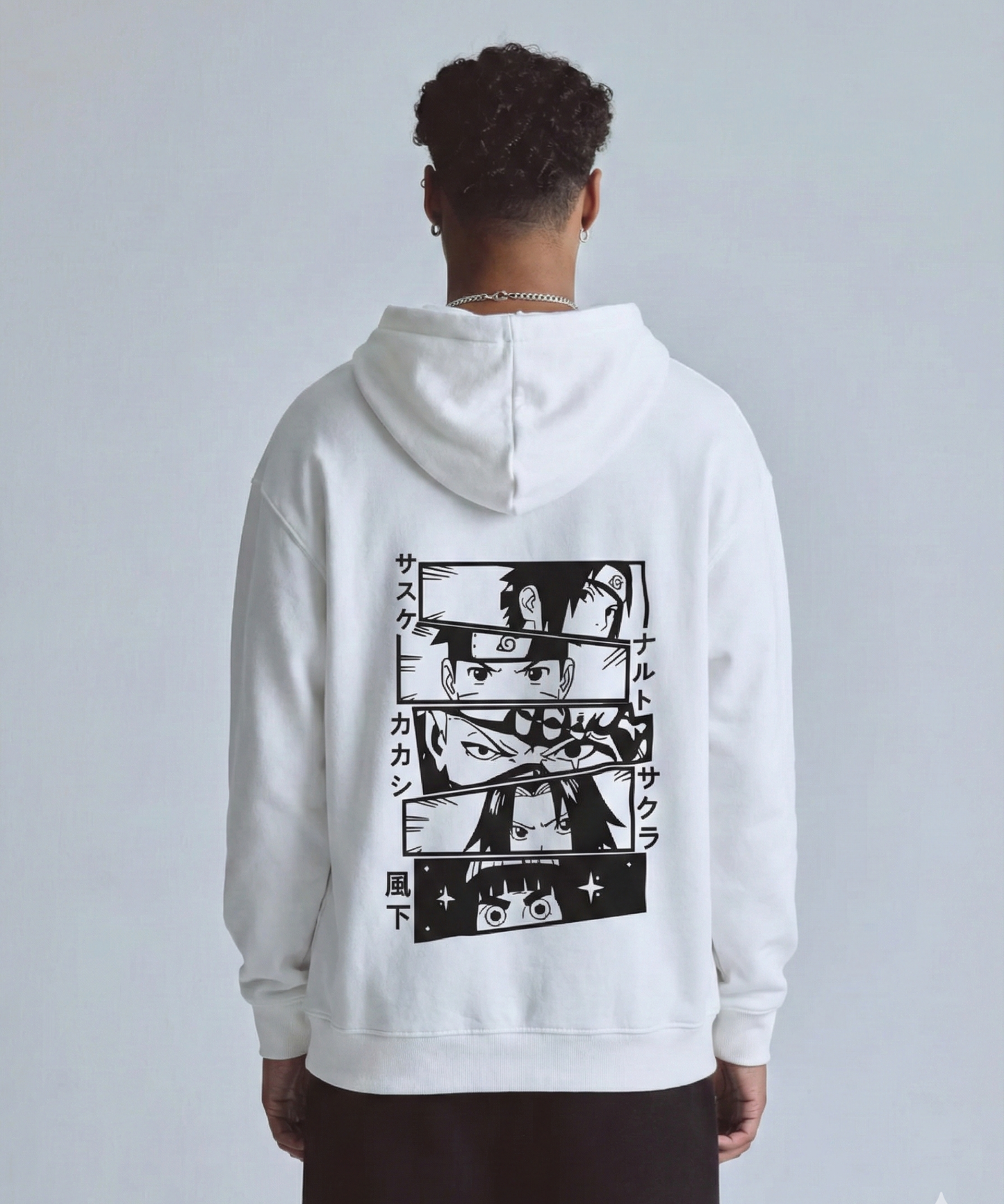 Buzo Con Capucha Naruto Canva Ojos