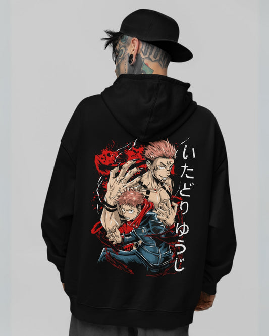 Buzo Con Capucha Jujutsu Kaisen Yuji Doble