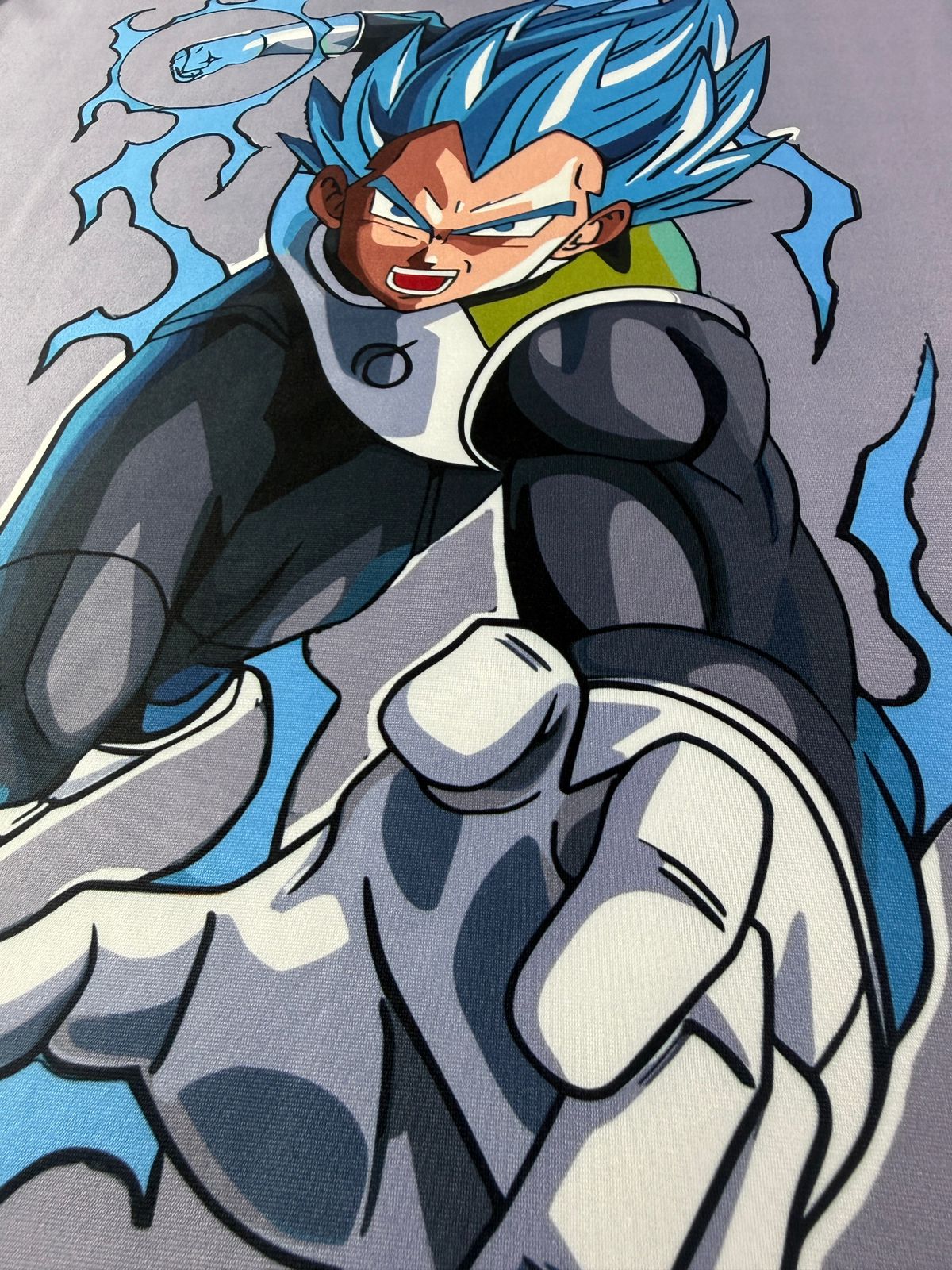 Camiseta OverSize DBZ Vegeta Nilvel Dios