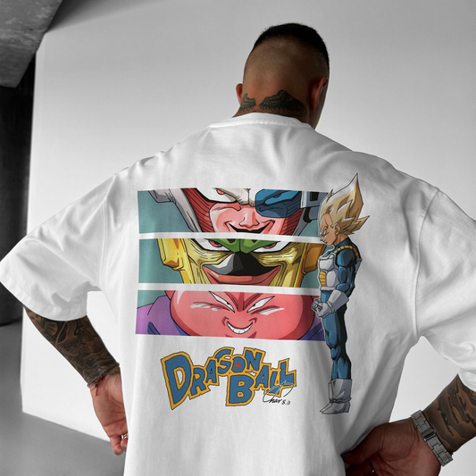 Camiseta OverSize DBZ Canva