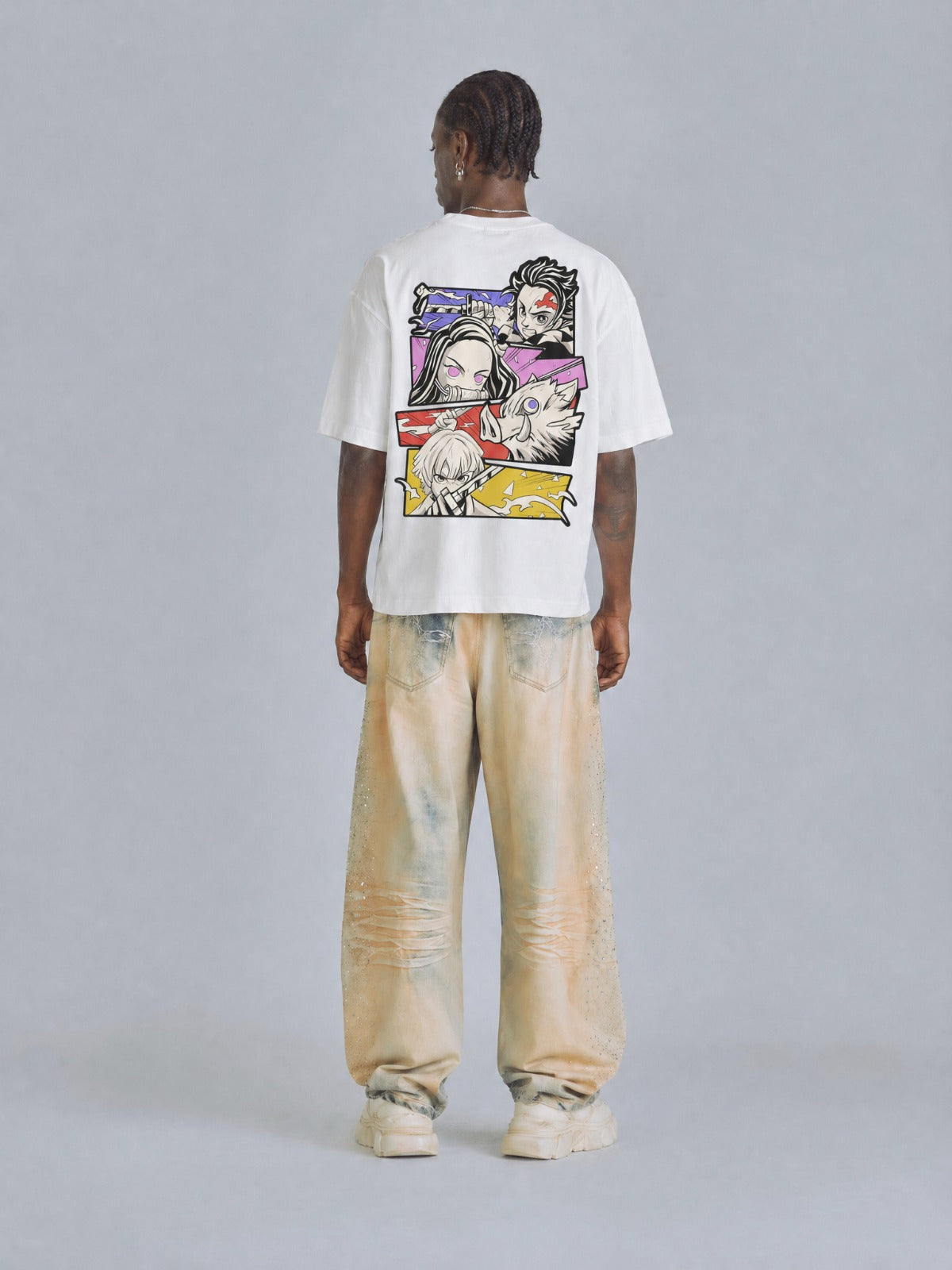 Camiseta OverSize Demon Slayer Canva