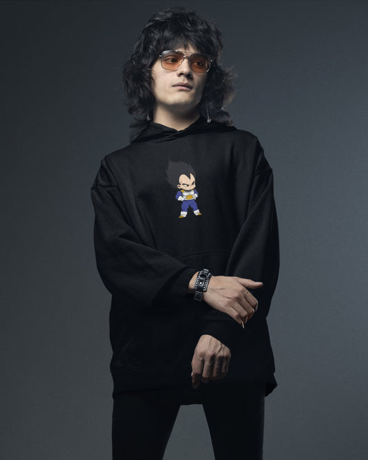 Buzo Con Capucha Pareja Vegueta Negro