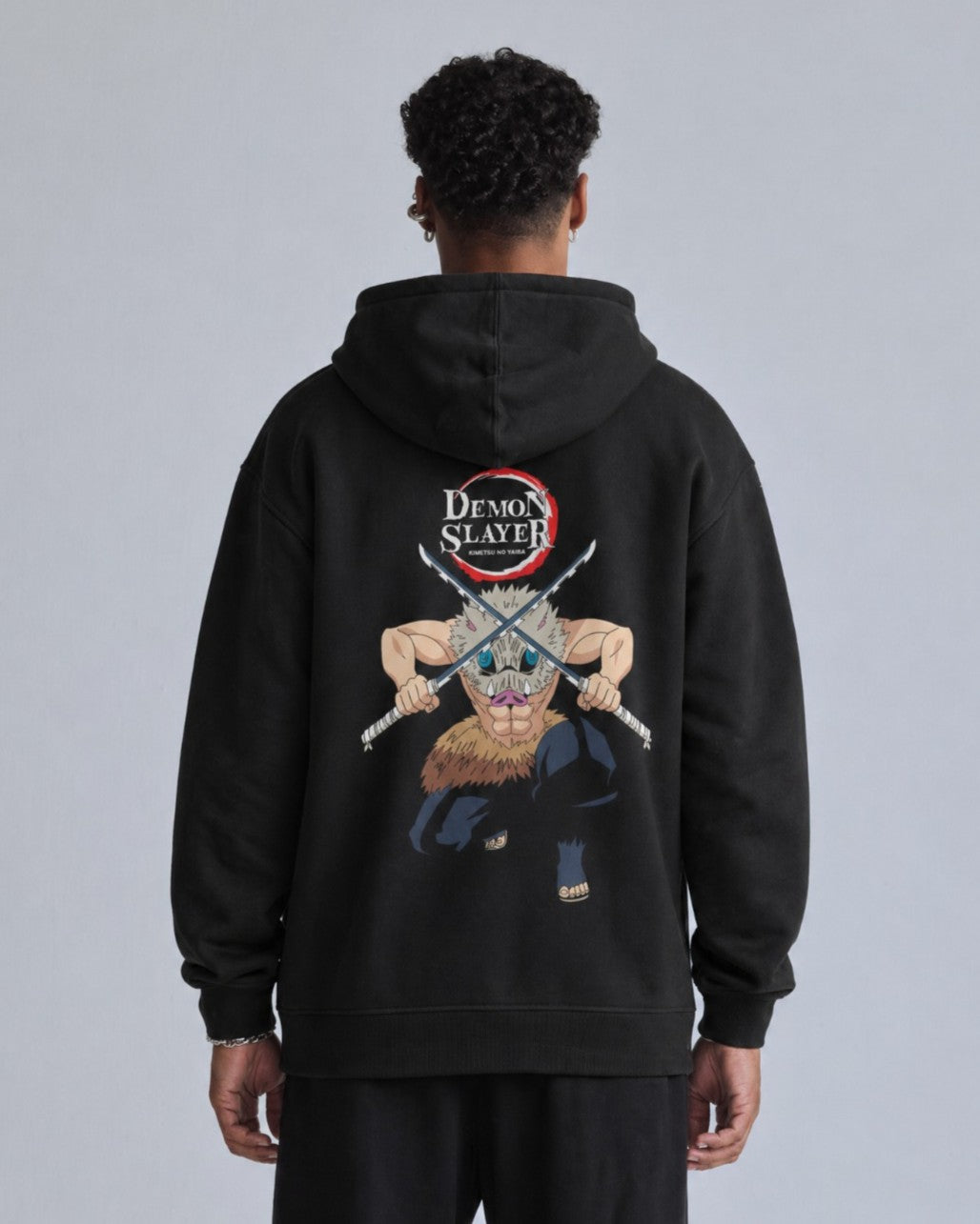 Buzo Con Capucha Hombre Demon Slayer Inosuke Hashibira