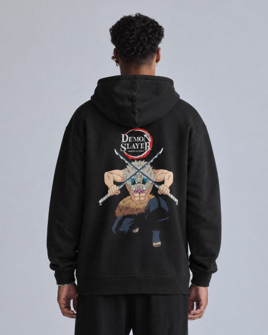 Buzo Con Capucha Hombre Demon Slayer Inosuke Hashibira