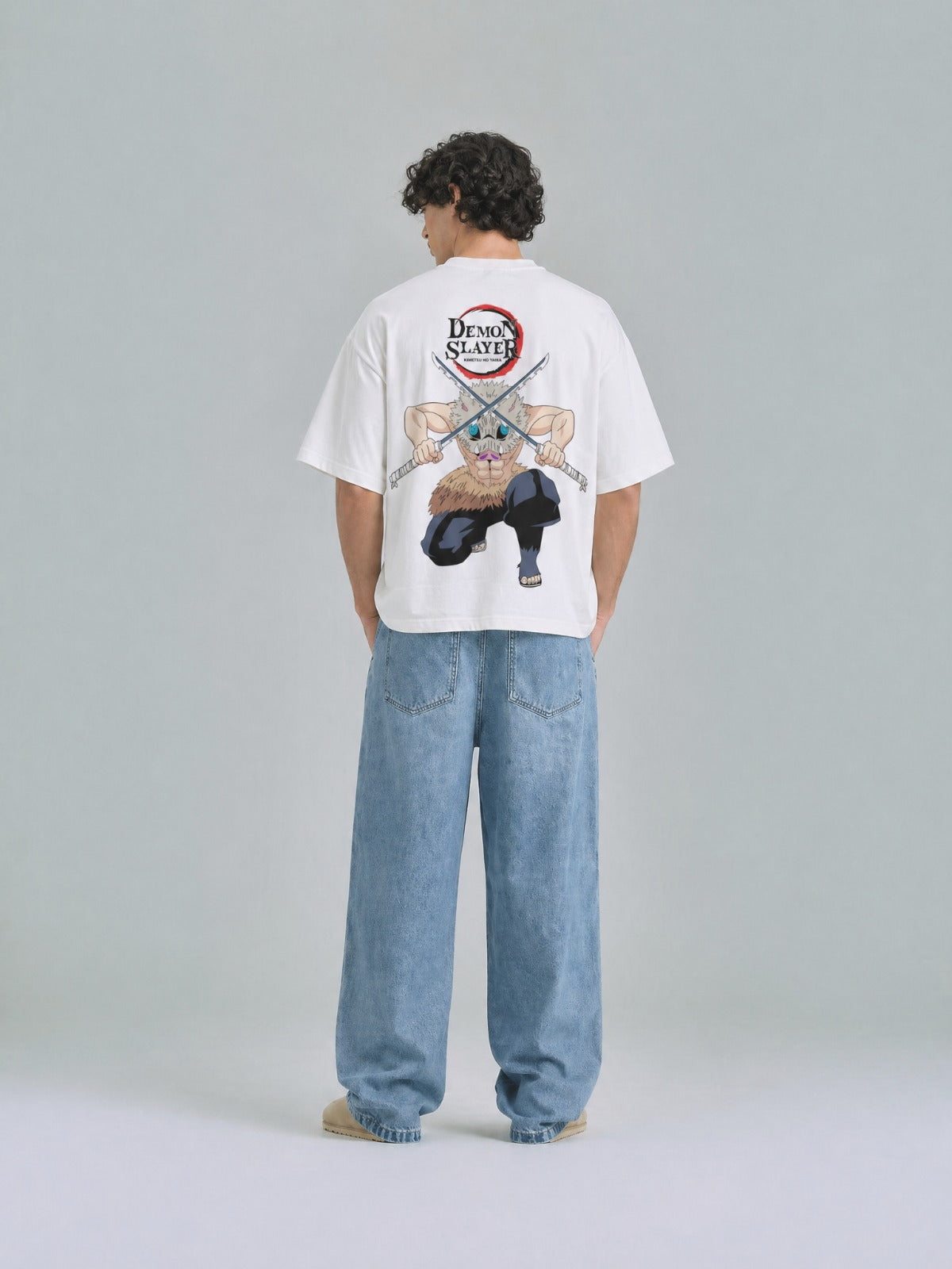 Camiseta OverSize Demon Slayer Inosuke Hashibira