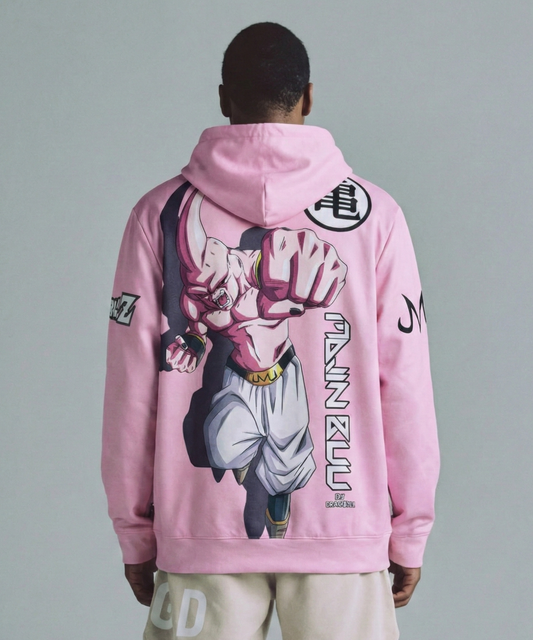 Buzo Con Capucha DBZ Pequeño Buu Puño