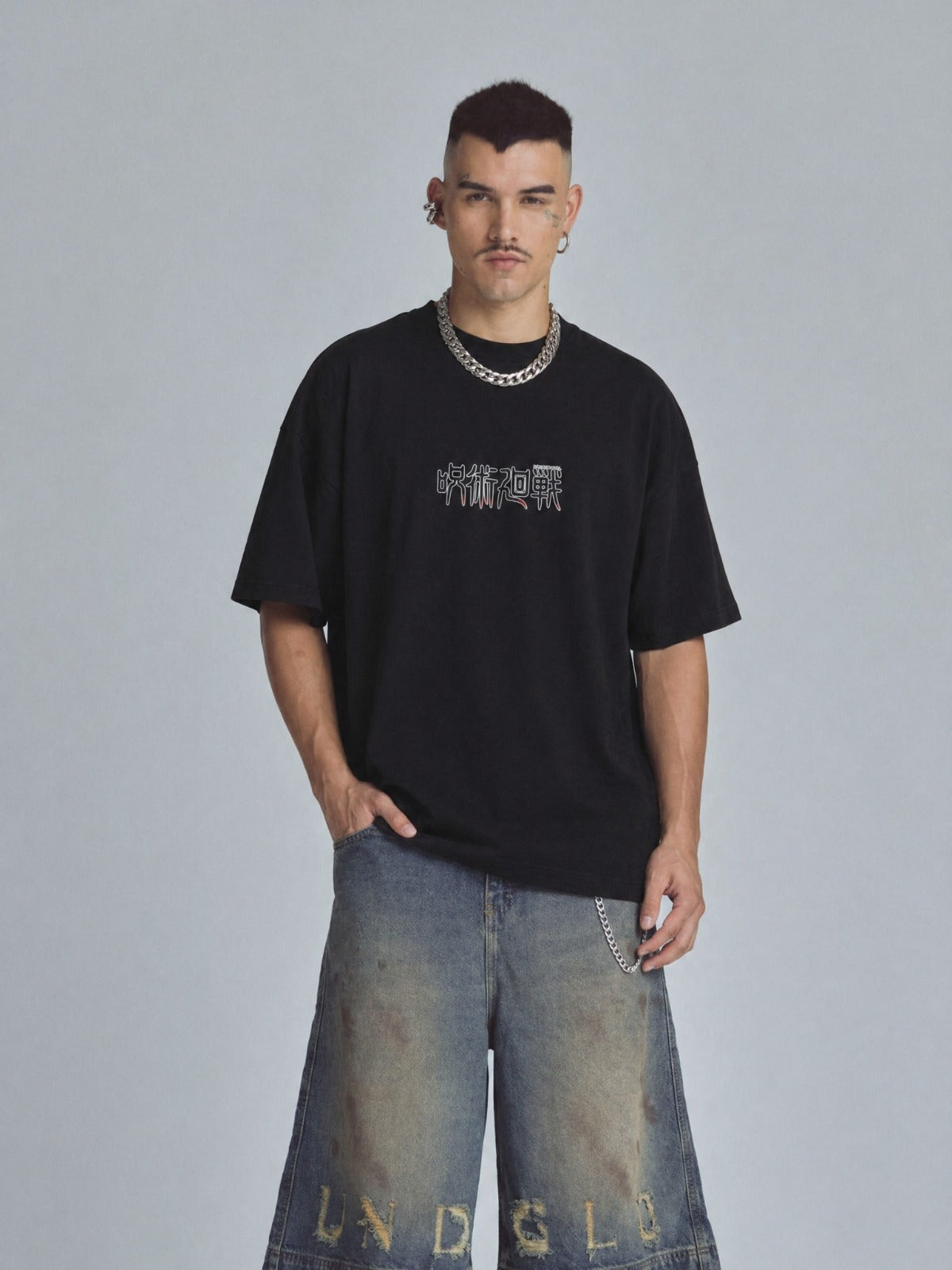 Camiseta OverSize Jujutsu Kaisen Yuji Doble