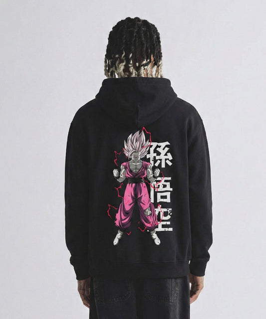 Buzo Con Capucha Negro Gohan Super Sayayin