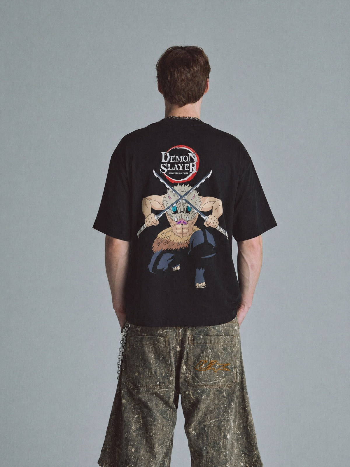 Camiseta OverSize Demon Slayer Inosuke Hashibira