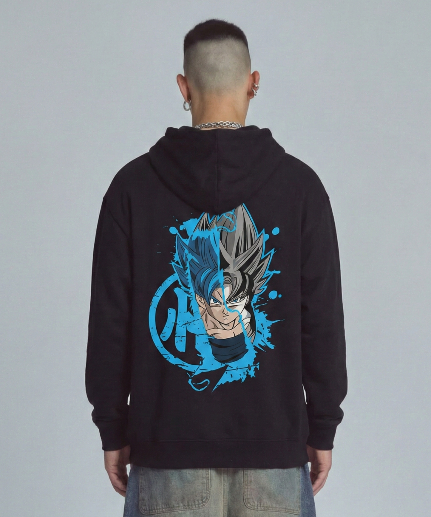 Buzo Goku Rostro Blue
