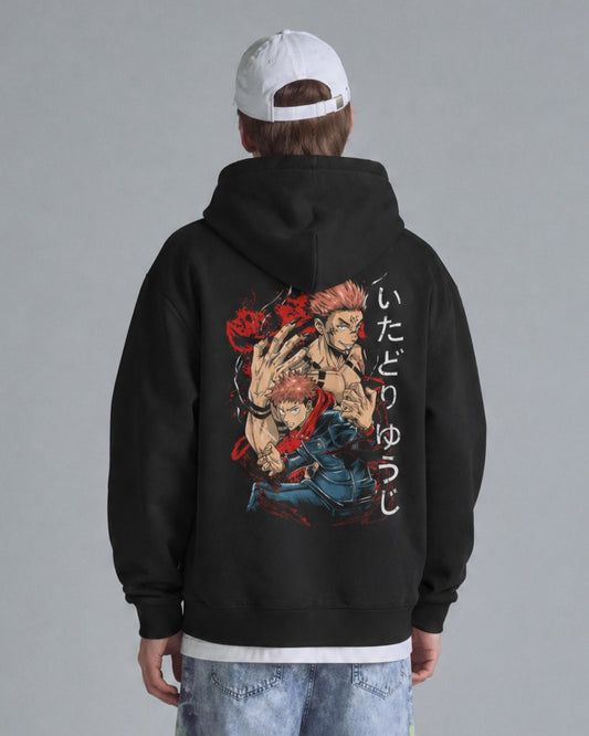 Buzo Con Capucha Jujutsu Kaisen Yuji Doble