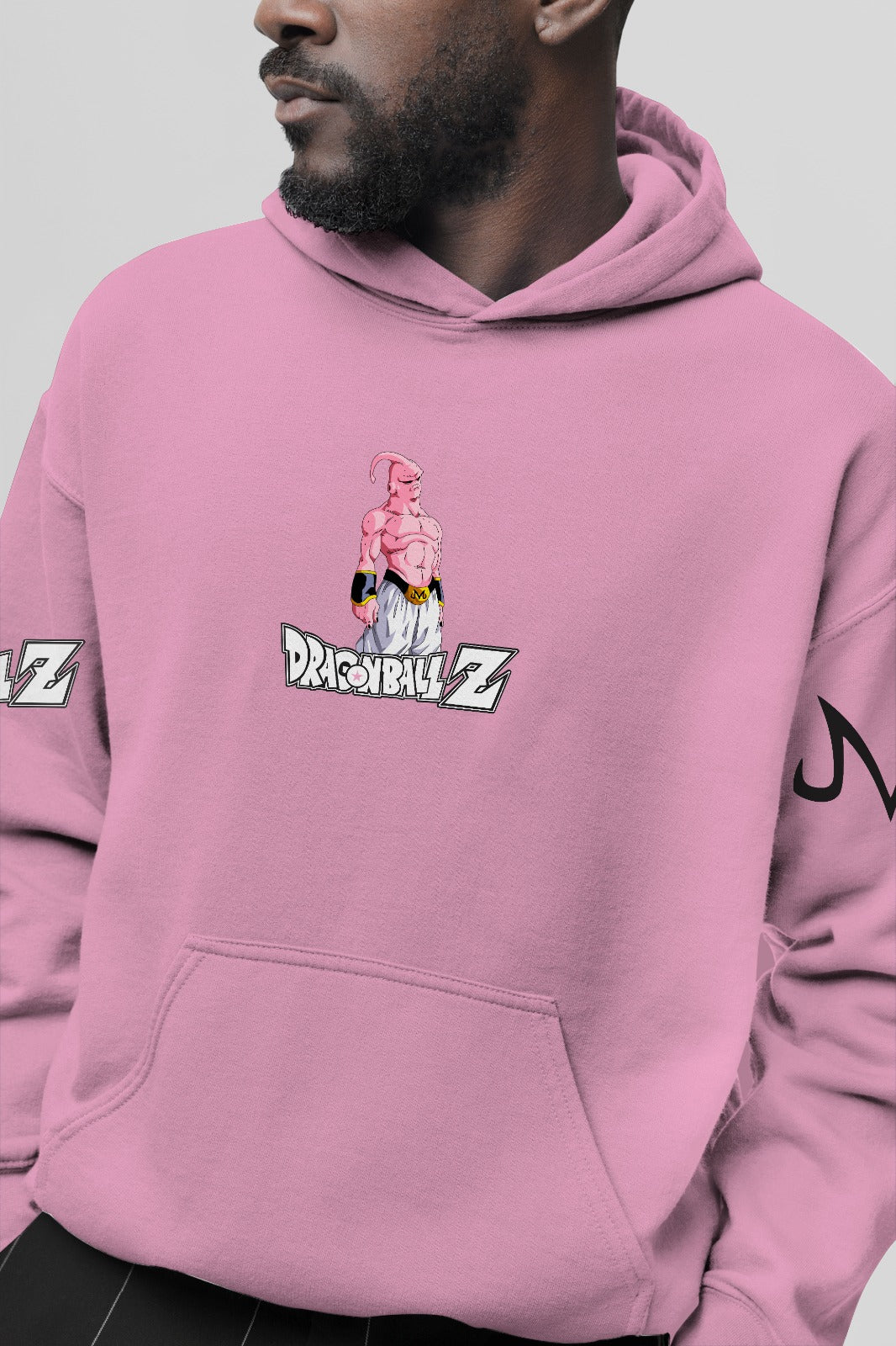 Buzo Con Capucha DBZ Pequeño Buu Puño
