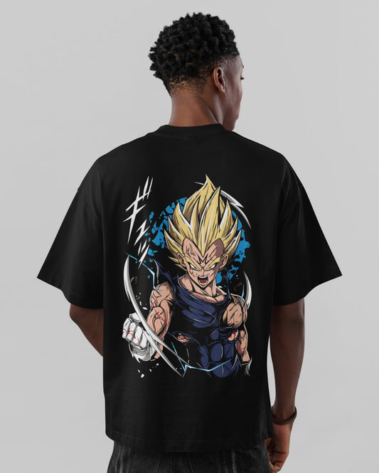 Camiseta OverSize Majin Vegeta Blue