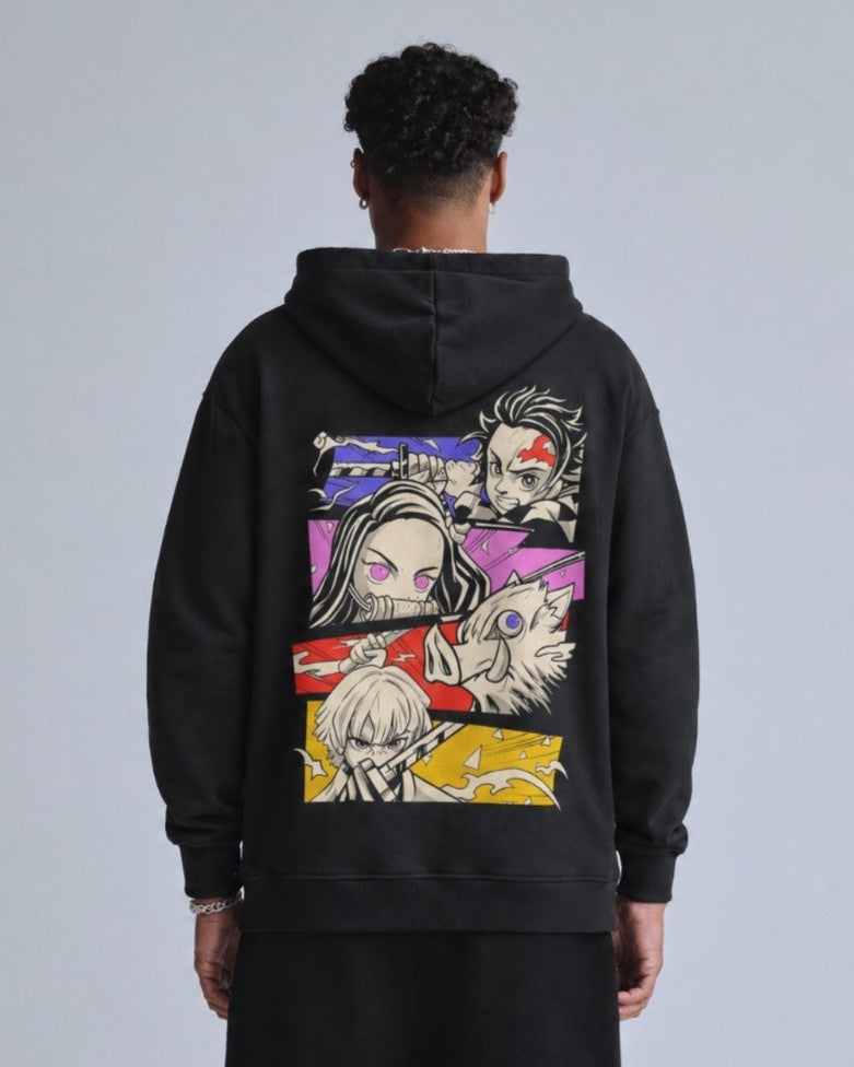 Buzo Con Capucha Hombre Demon Slayer Canva