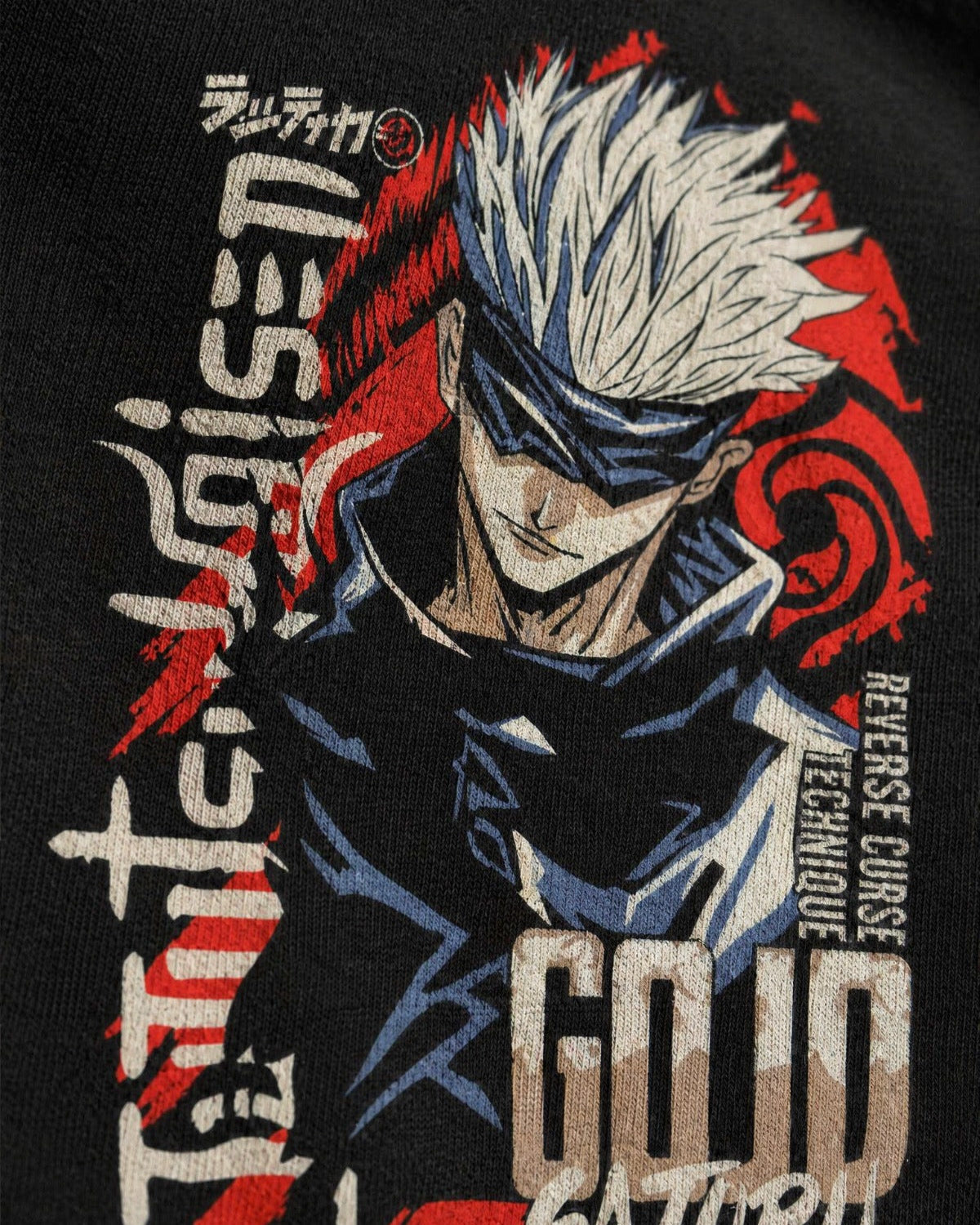 Buzo Jujutsu Kaisen Satoru Gojo Rojo