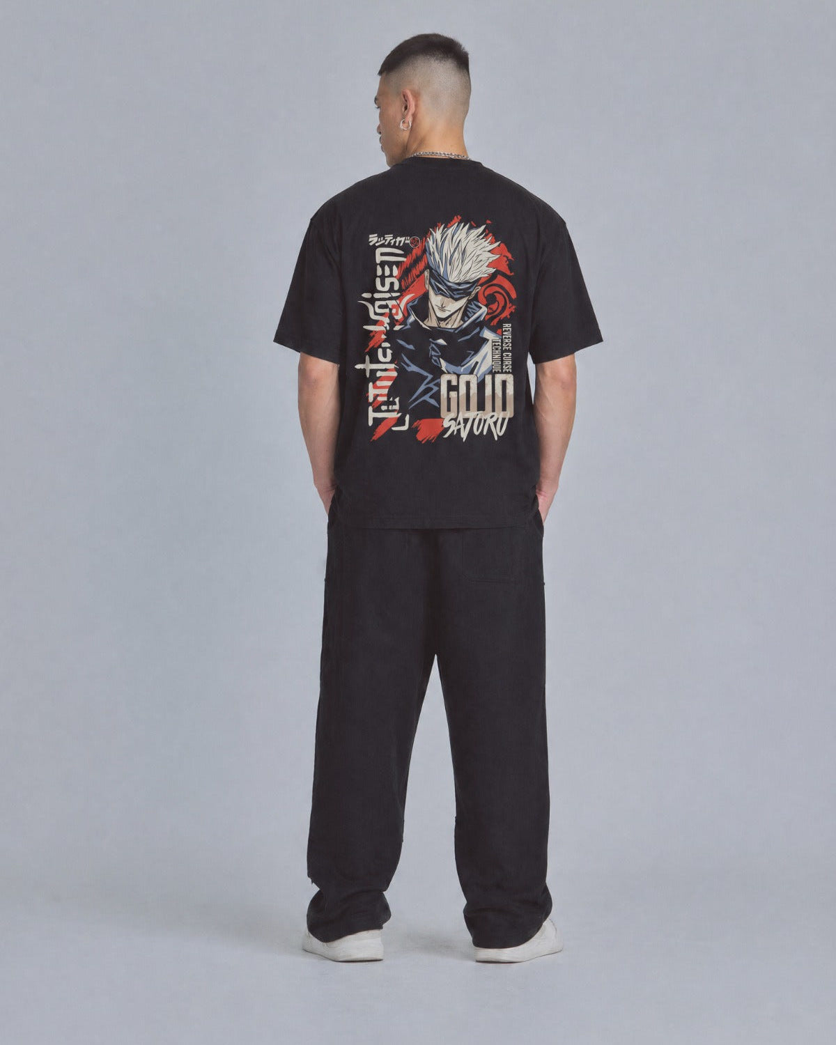 Camiseta Jujutsu Kaisen Satoru Gojo Rojo