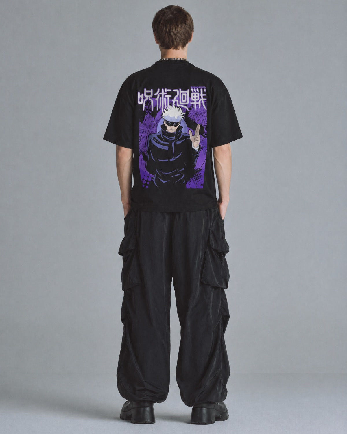 Camiseta Jujutsu Kaisen Satoru Gojo Morado