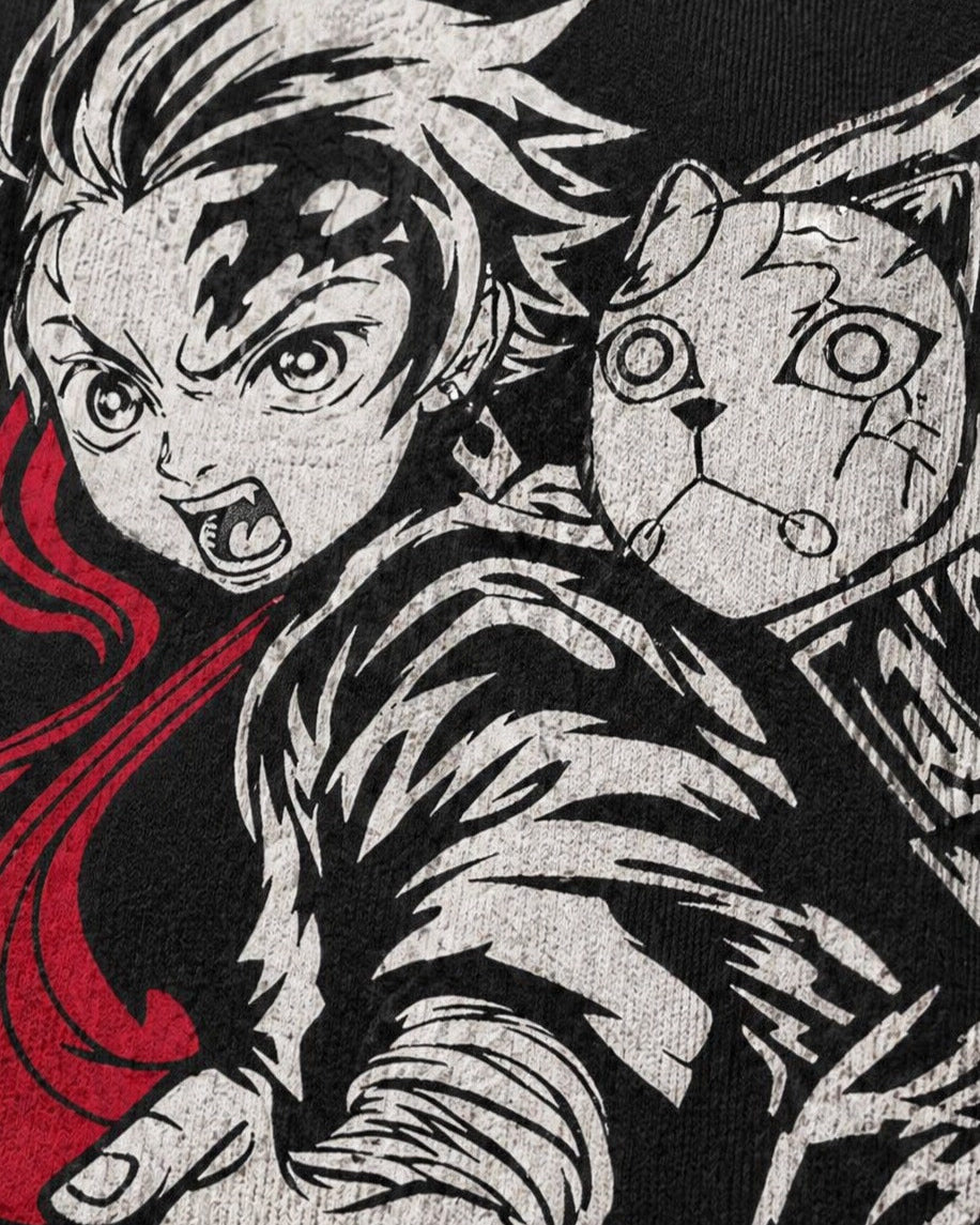 Camiseta Demon Slayer Tanjiro Espada